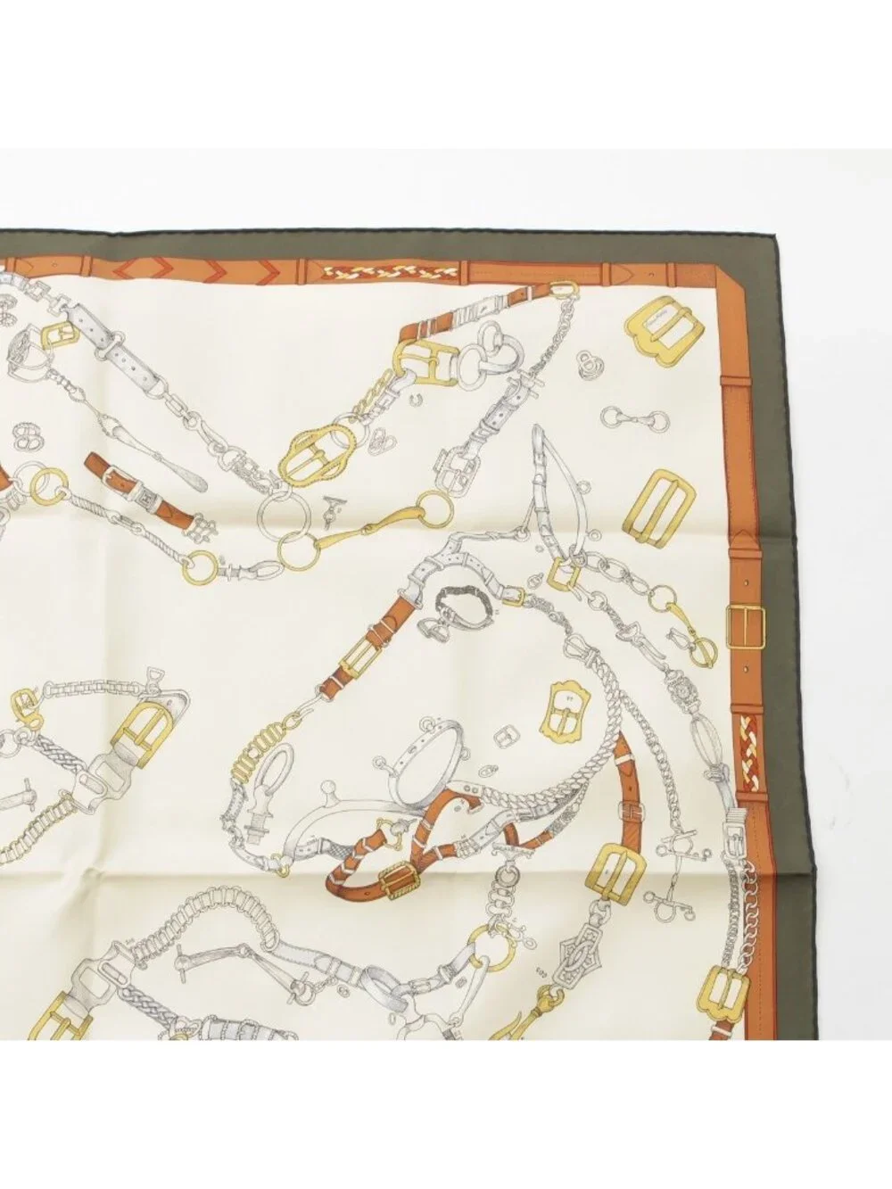 Hermes Carre 90 Chevaux Dechaines Silk Scarf Multicolor - Picture 3 of 10